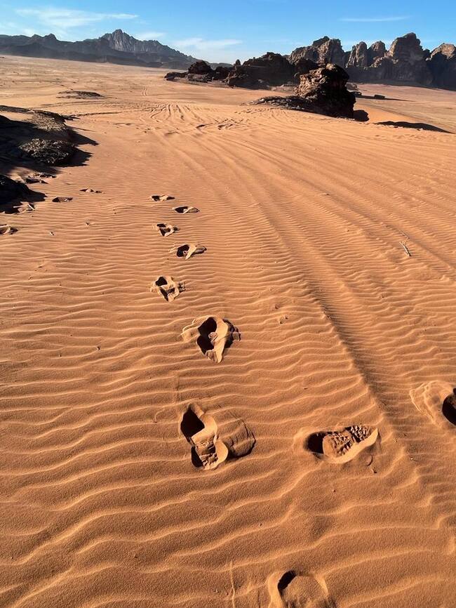 Desierto de Wadi Rum, en Jordania