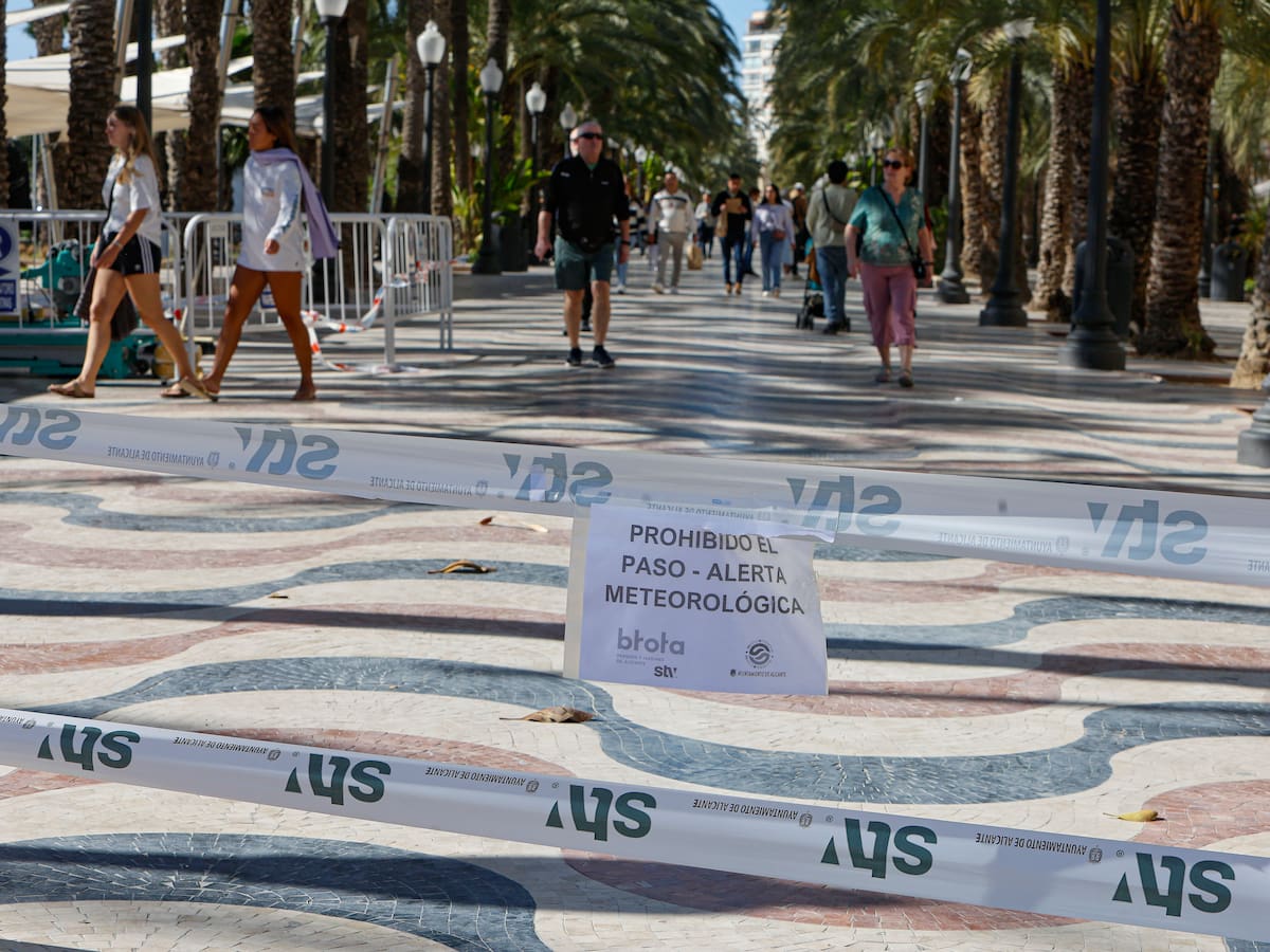 Emergencias activa el Es-Alert por los fuertes vientos en las tres provincias de la Comunitat Valenciana