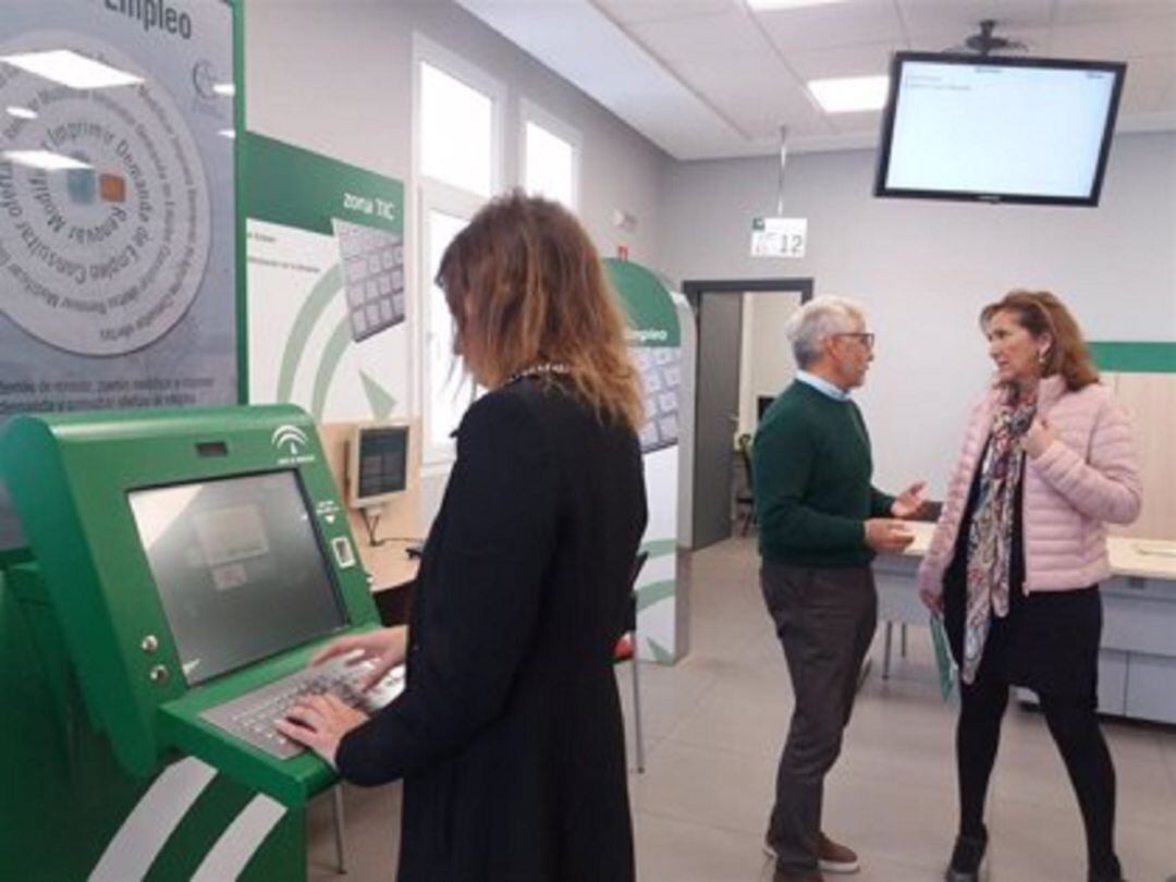 Oficina del Servicio Andaluz de Empleo (SAE), en una foto de archivo. 