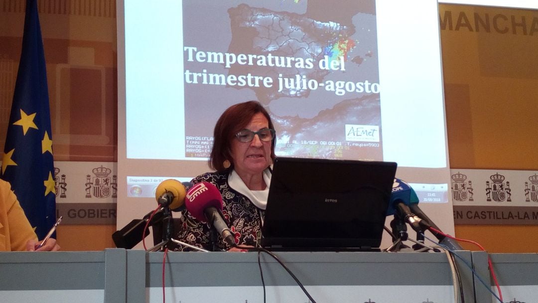 Paloma Castro presentó un extenso informe sobre el verano y el otoño meteorológico en Castilla-La Mancha