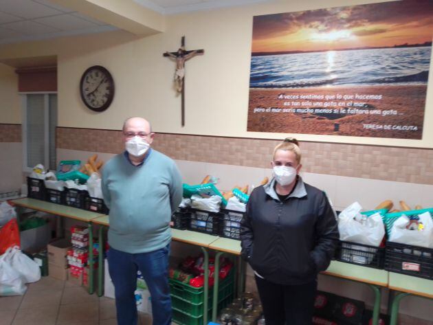 Voluntariado del comedor social San Agustín de Linares.