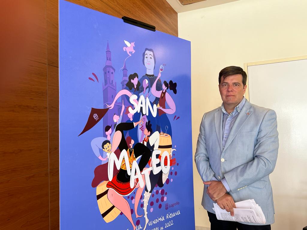 Kilian Cruz presenta el programa de San Mateo