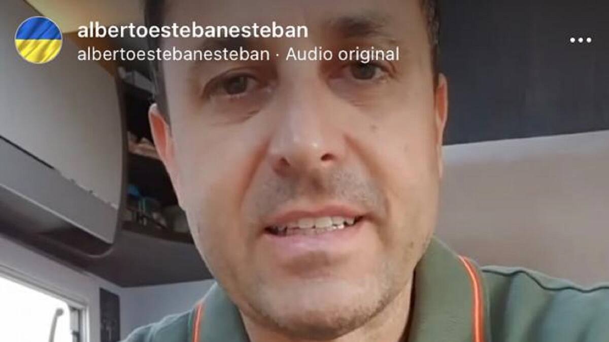 Alberto Esteban: "Fui para recoger a una familia ucraniana y volvemos con 30 personas"