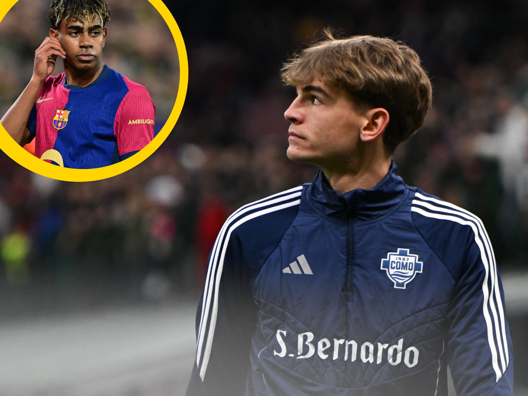 Nico Paz y Lamine Yamal