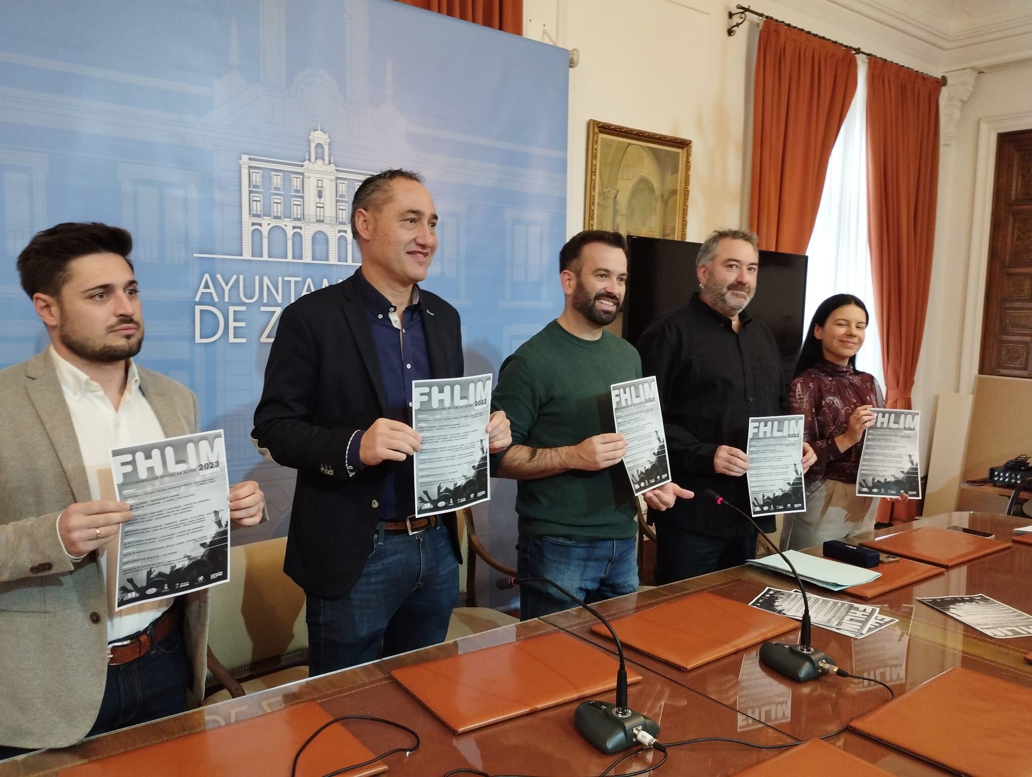 Momento de la presentación de la Feria Hispano Lusa de la Industria Musical