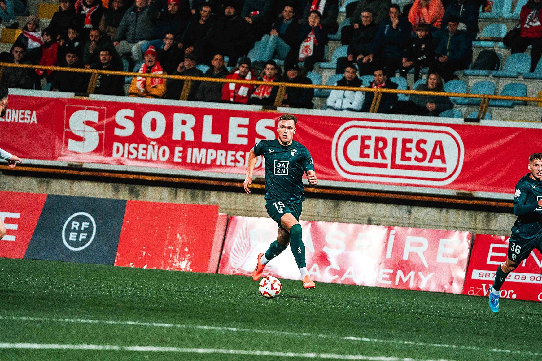 Milovanovic volvió a ser titular en la Copa del Rey pero no vio puerta.