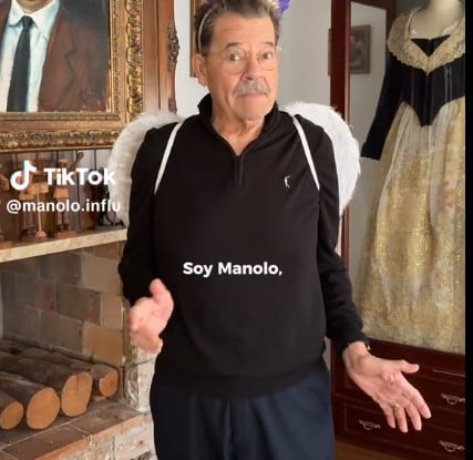 Manolo, influencer de 81 años.