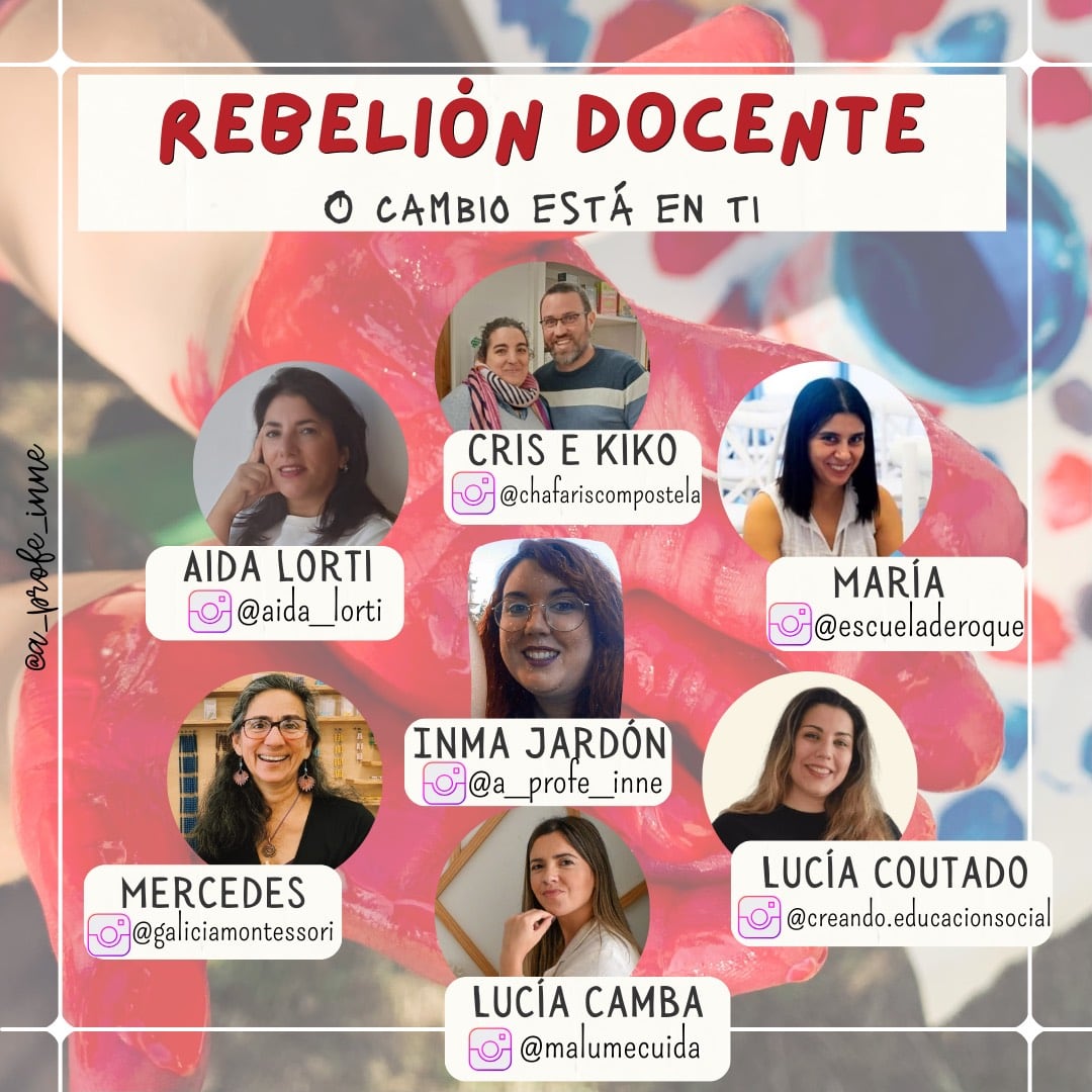 Participantes de &quot;Rebelión docente&quot;.