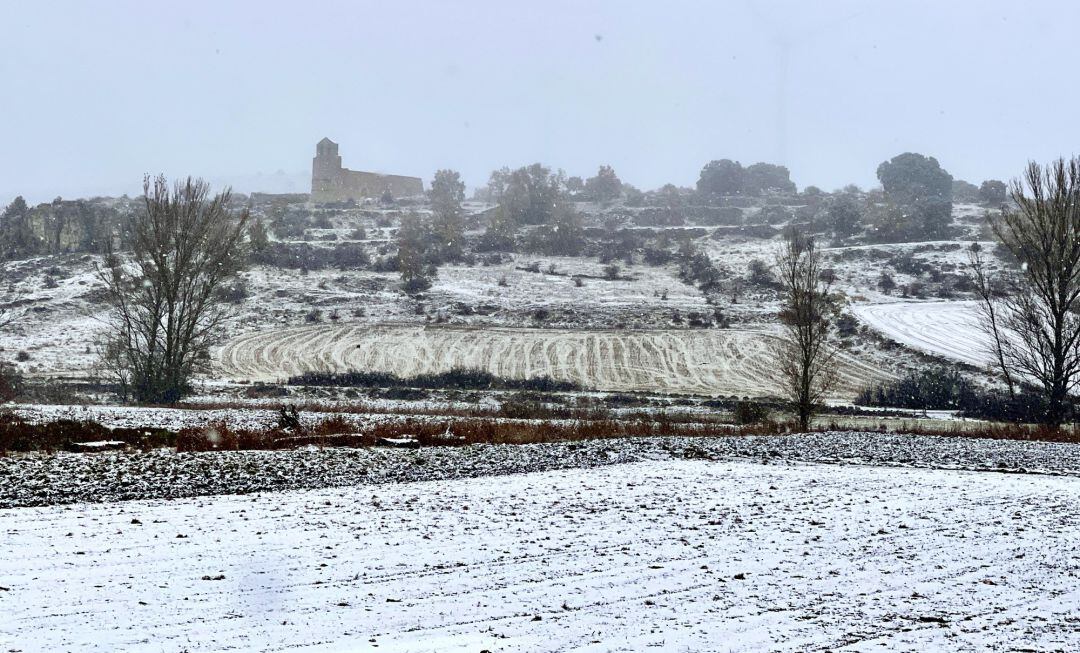 El temporal deja estos paisajes llenos de nieve en Castilla-La Mancha.