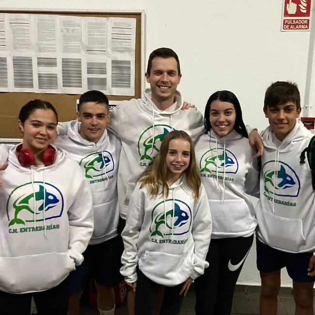 Equipo del DKV Club Natación Jerez