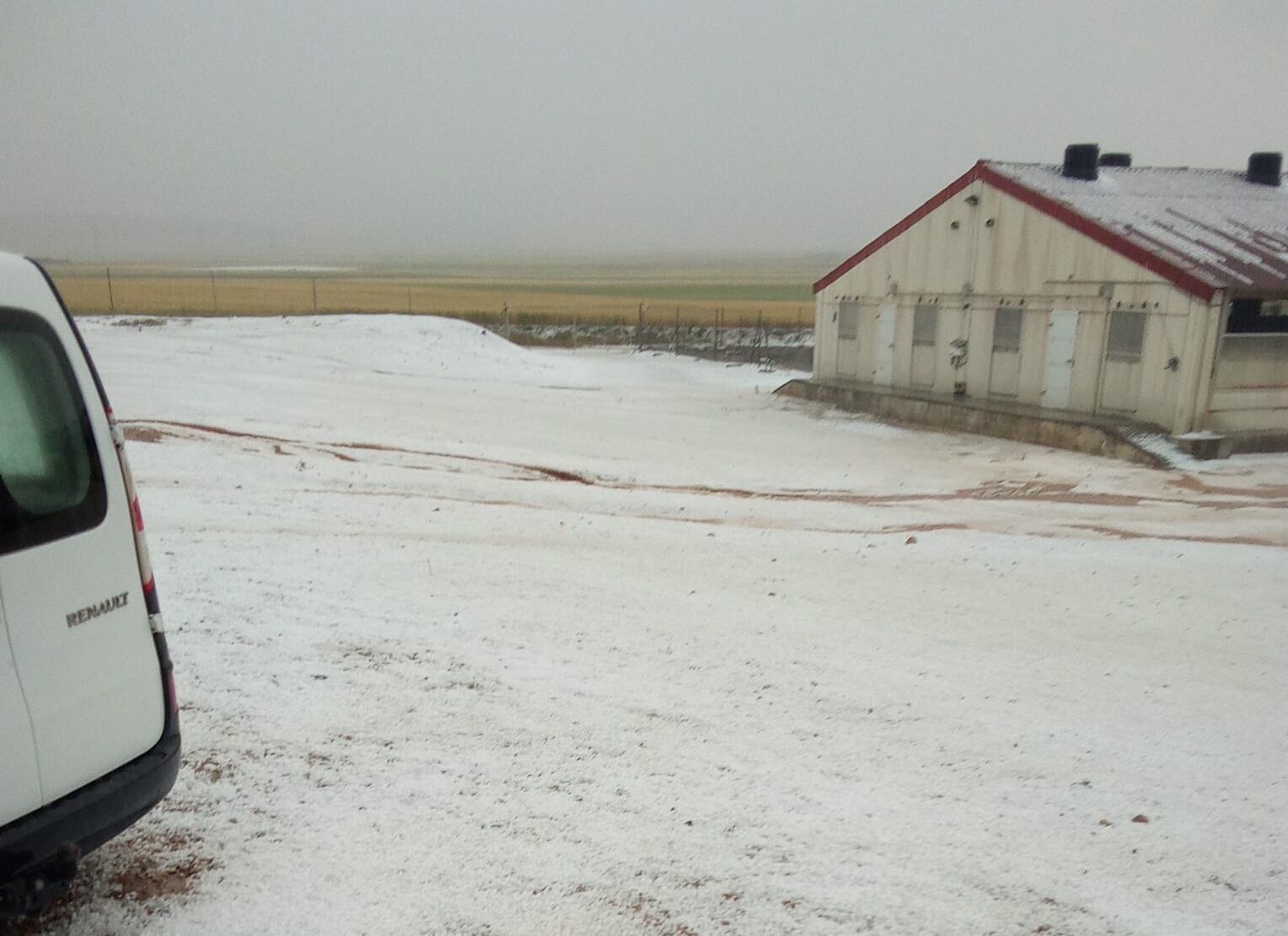 Granizada en Calamocha (Teruel)