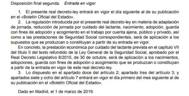 Las disposiciones adicionales del Decreto-Ley.