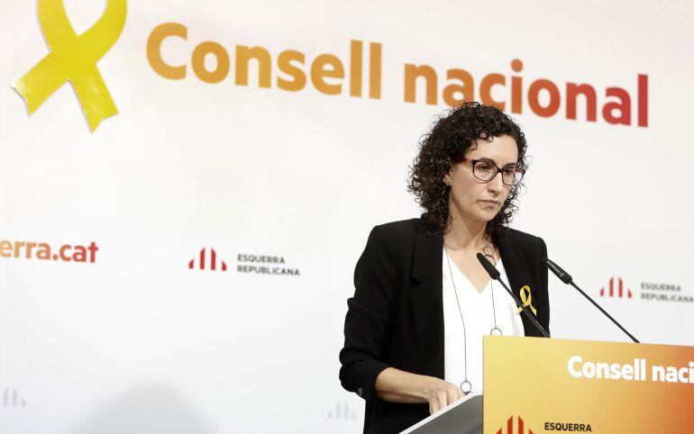 La secretaria general de ERC, Marta Rovira.