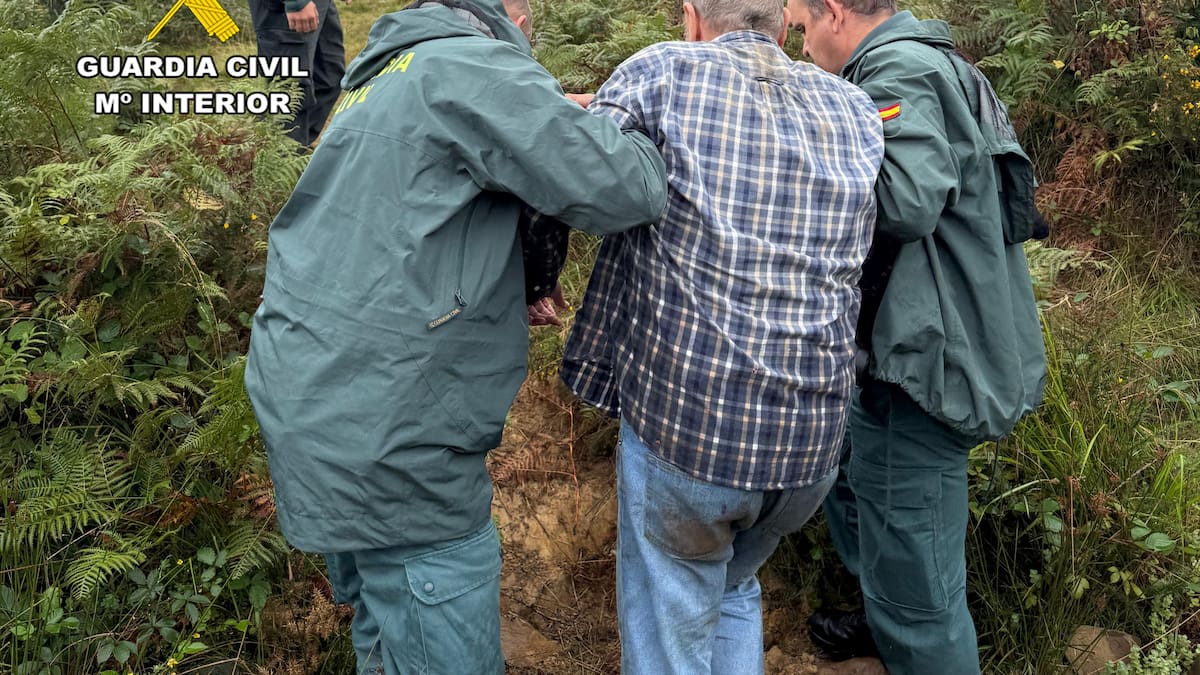 La Guardia Civil rescata a un hombre de 81 años que desapareció en Arenas de Iguña