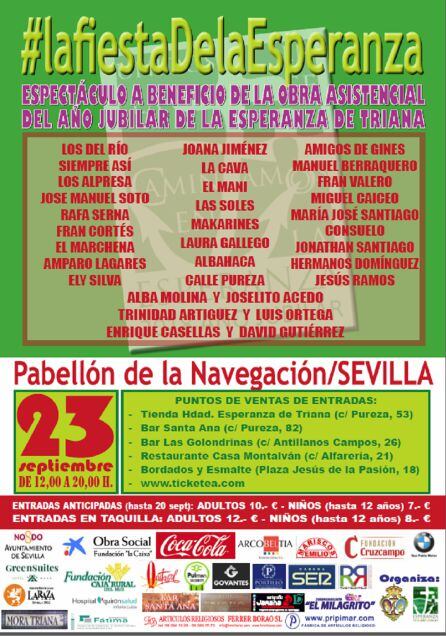 Cartel de la &#039;Fiesta de la Esperanza&#039;