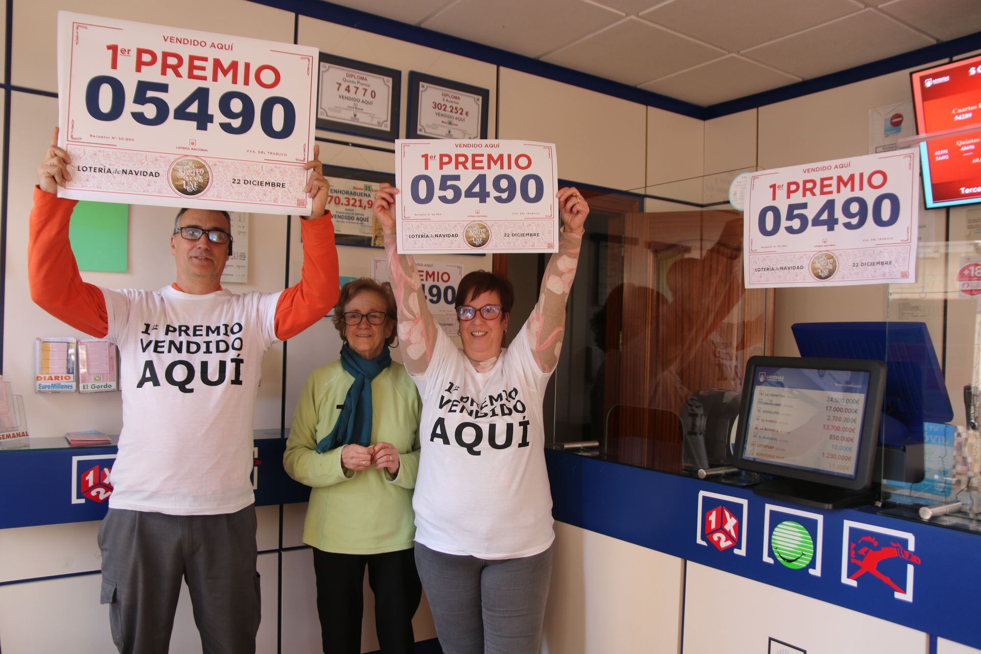 El Gordo también ha llegado a Villanueva del Trabuco