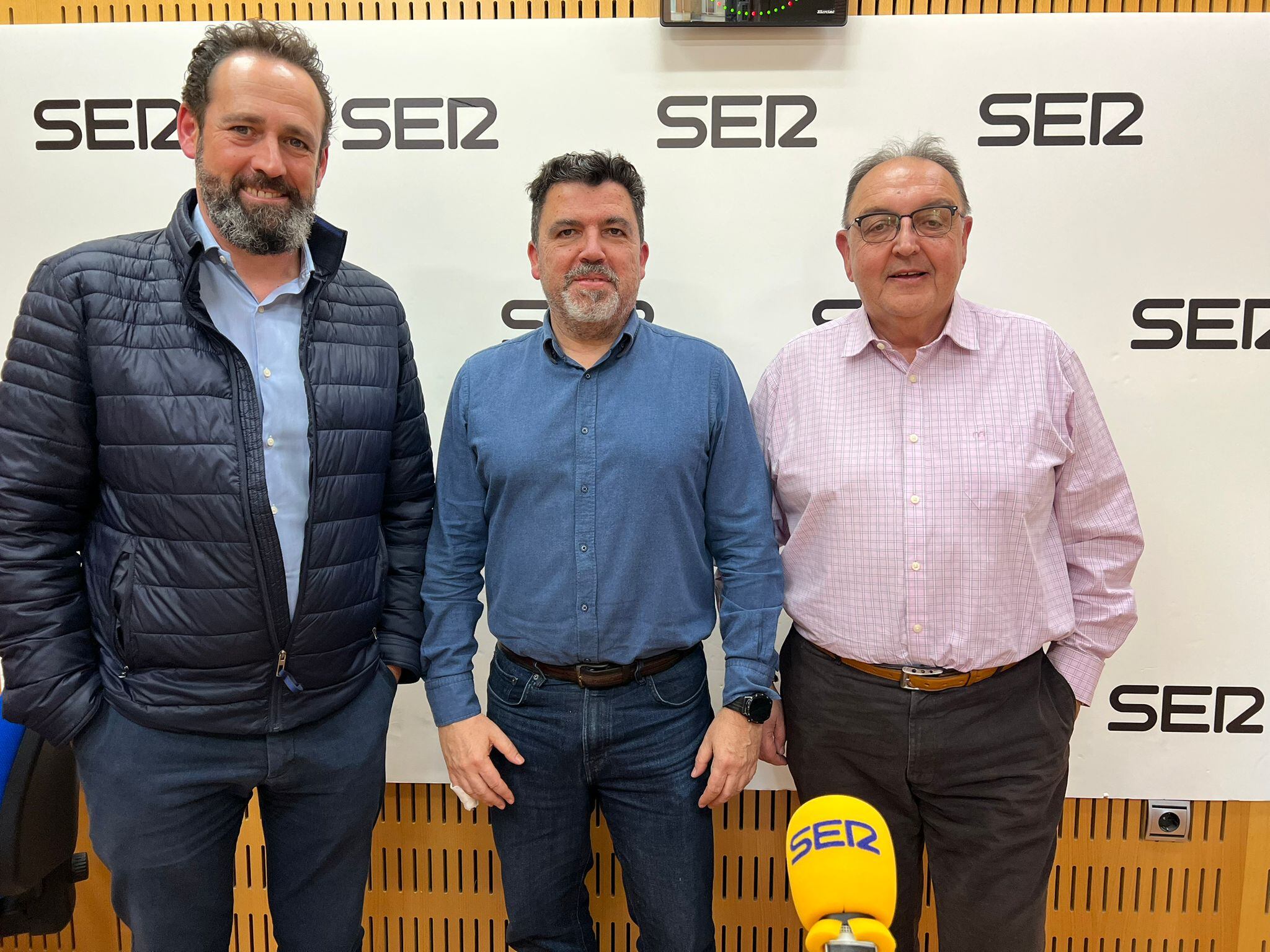 Jorge Fenor, Txema Almela y Pepe Pallarés en la tertulia futbolera de SER Deportivos Región de Murcia