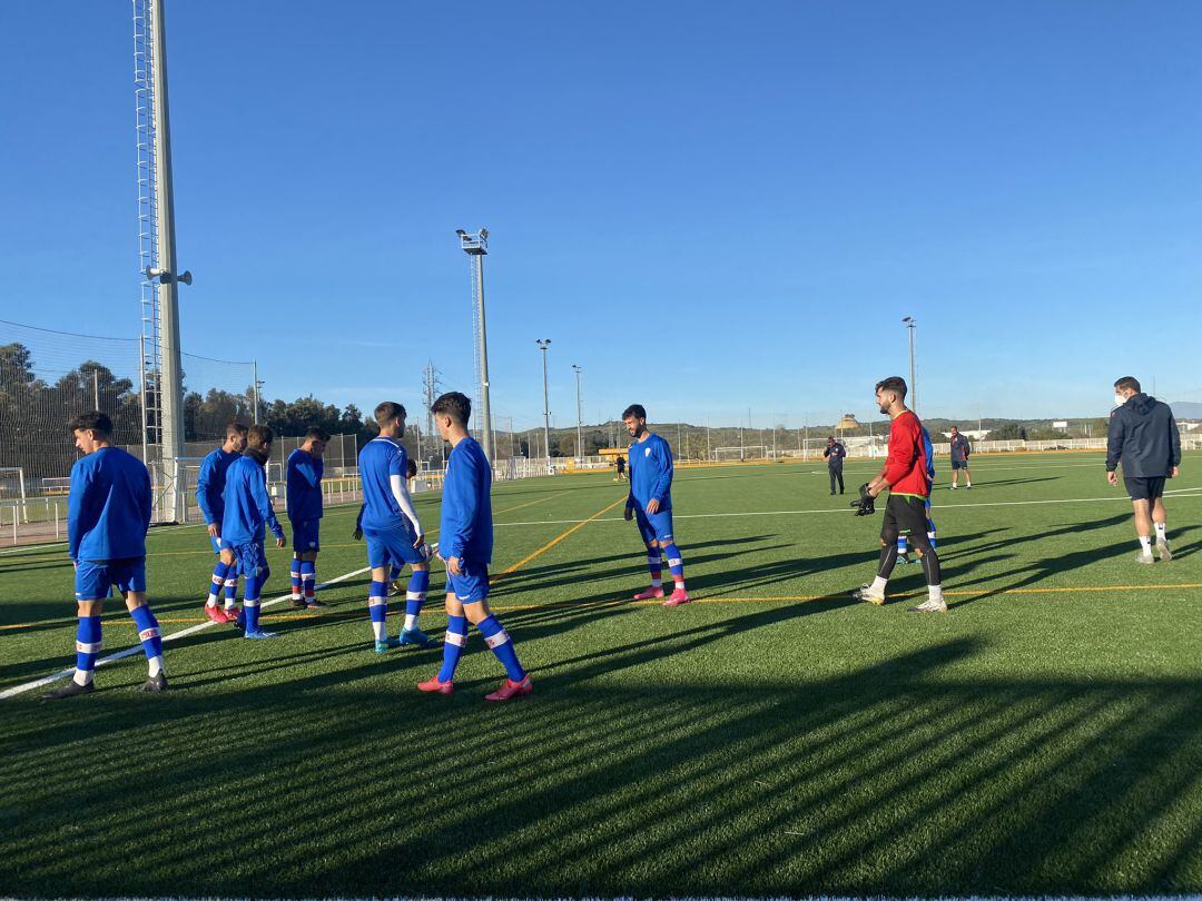 Un entreno del Algeciras.