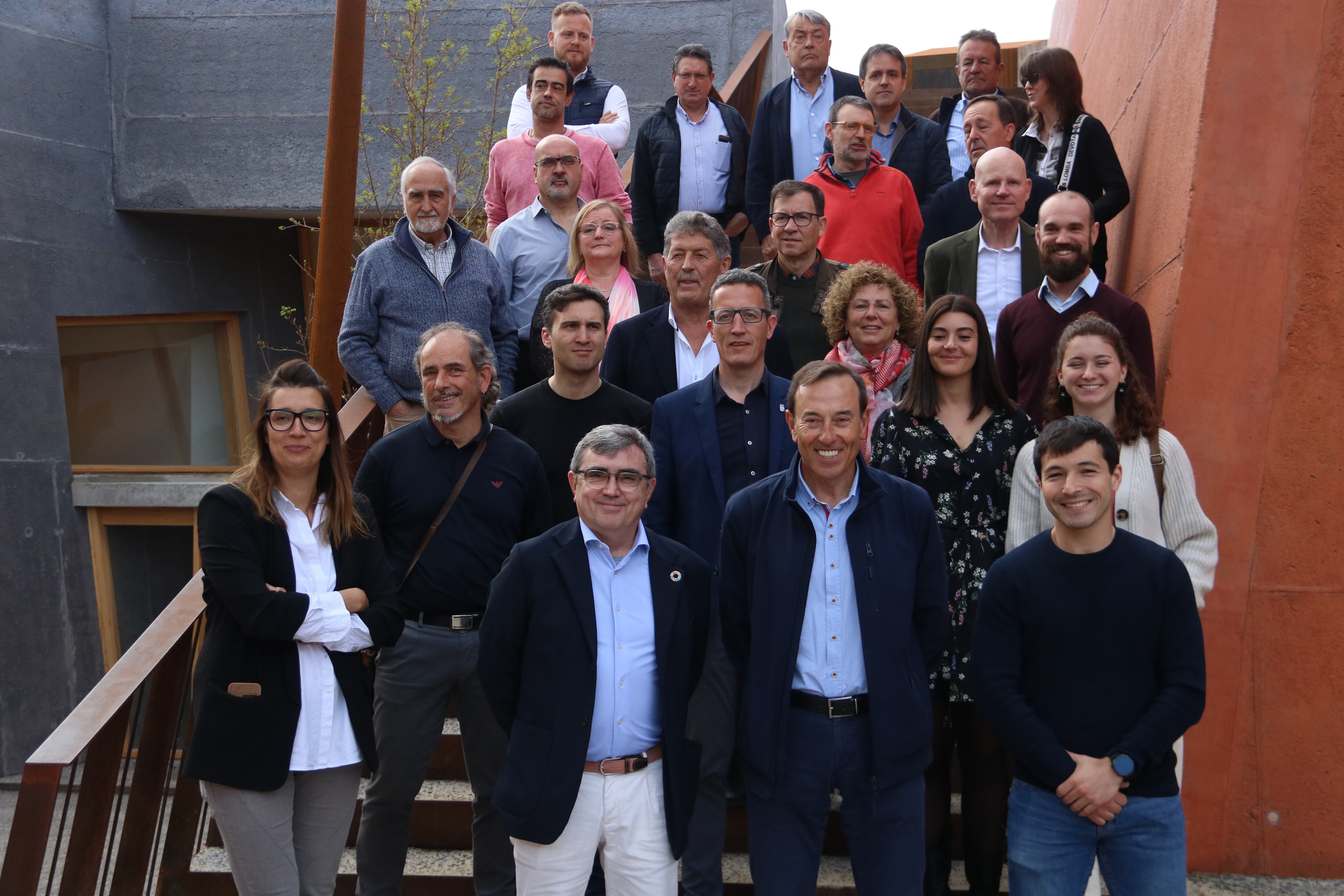 Representants del càmping gironí a l&#039;Espai Cràter d&#039;Olot