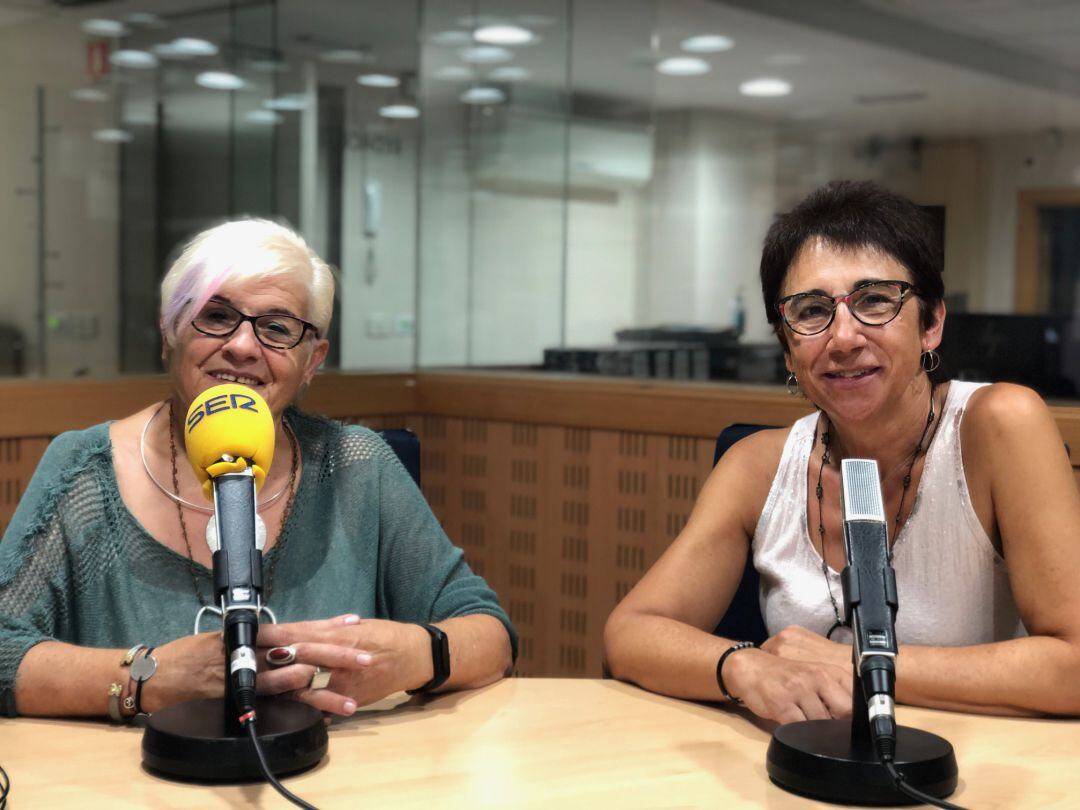 Lluïsa Ferrer i Paqui Badosa a Ràdio Girona