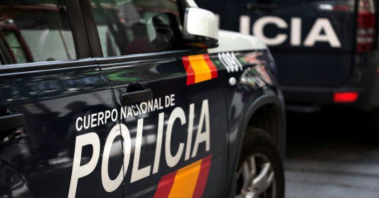 Vehículo de los Agentes de Policía Nacional