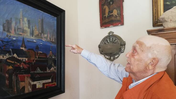 Federico, la gallina y Pedro