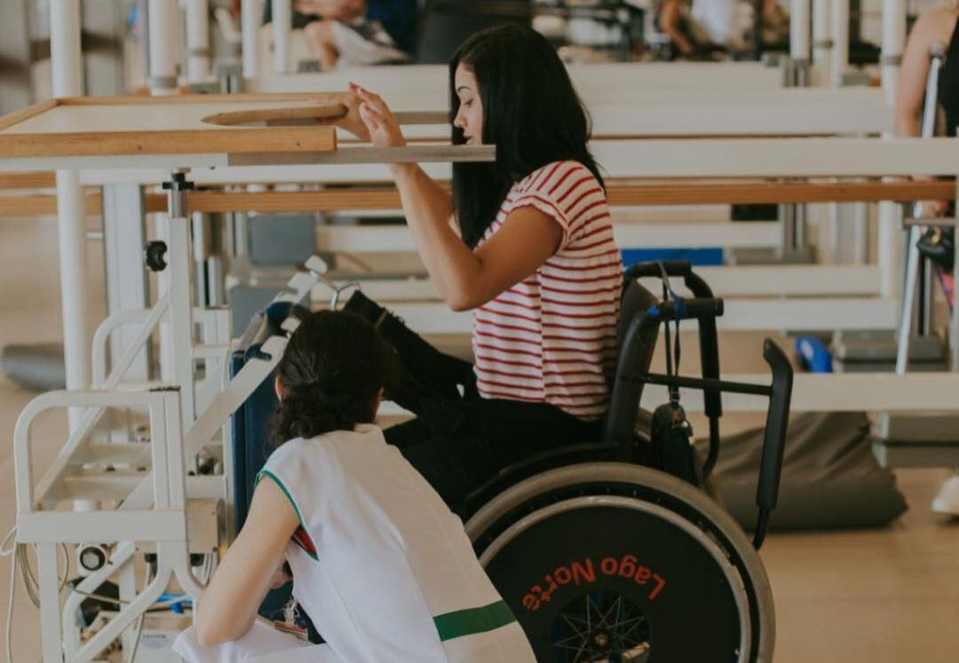 La joven muestra su proceso de recuperación. 