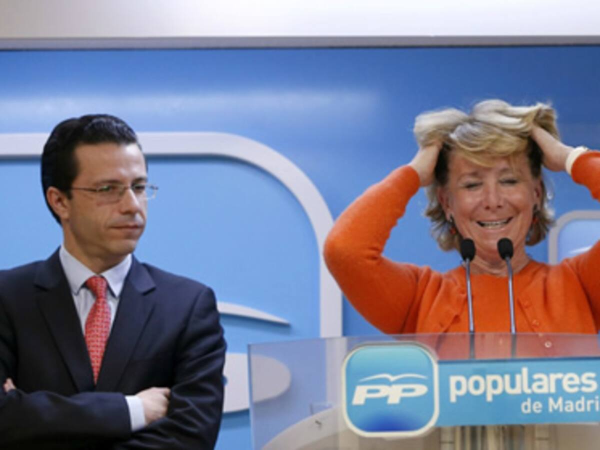 Esperanza Aguirre: "Pueden contar conmigo para la regeneración democrática"