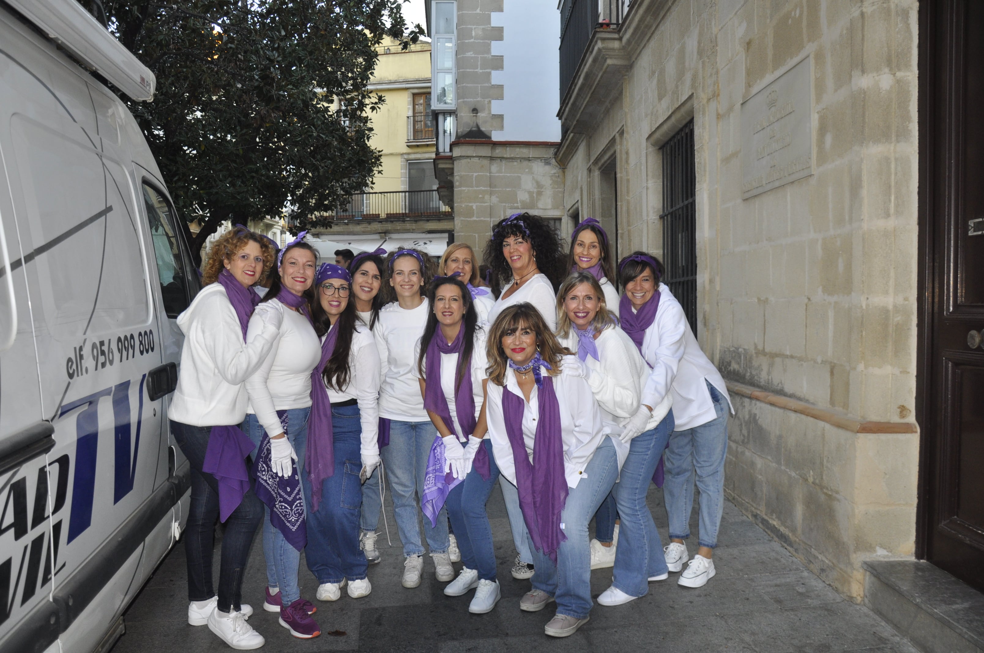 Manifestación en Jerez contra la violencia de género