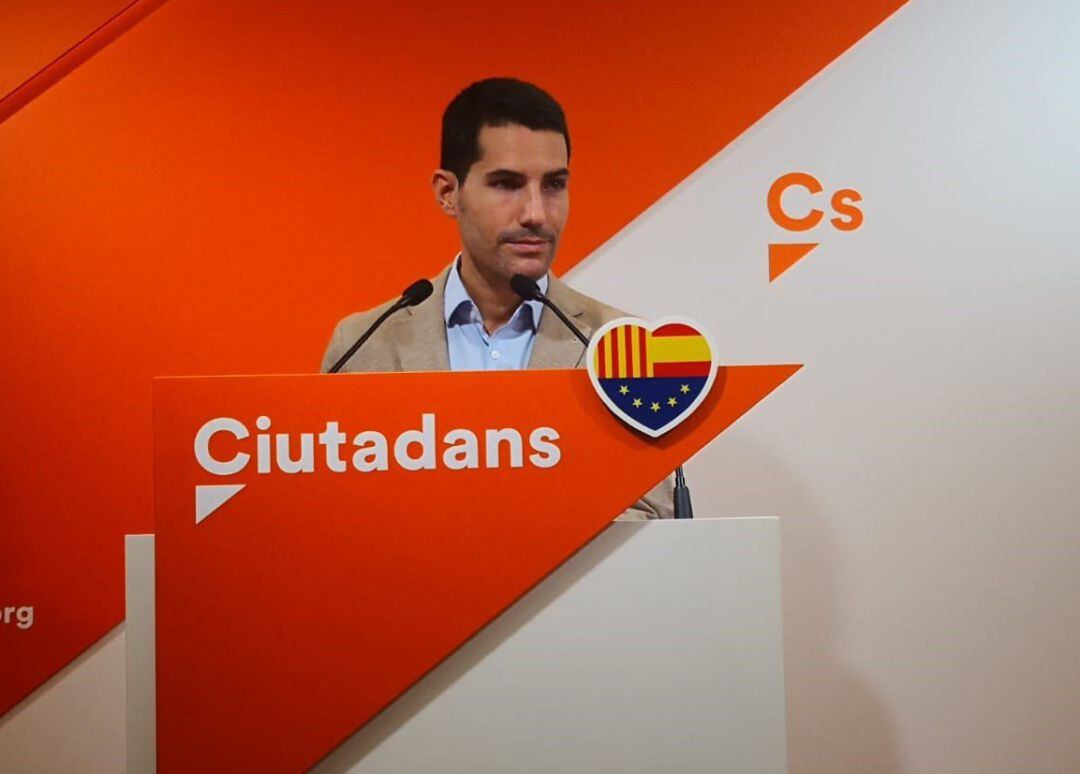 El diputado de Cs en el Parlament de Catalunya, Nacho Martín Blanco
