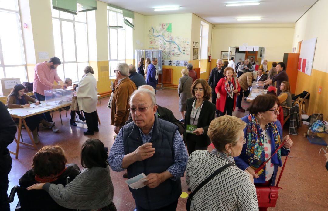 Votaciones el 28 de abril en un colegio de Valladolid