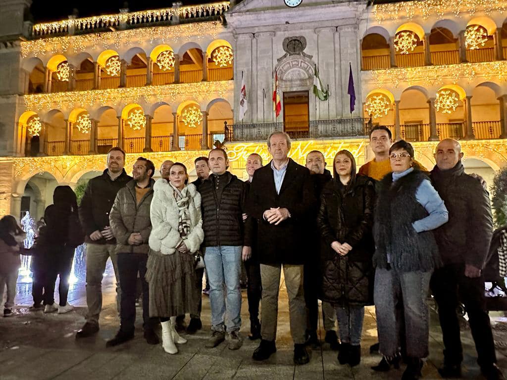 Encendido navideño en Andújar