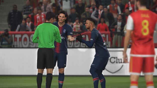 Cavani y Neymar con su uniforme del PSG