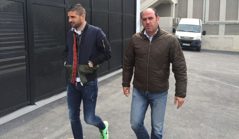 Portillo junto a Dani Barroso en el Rico Pérez