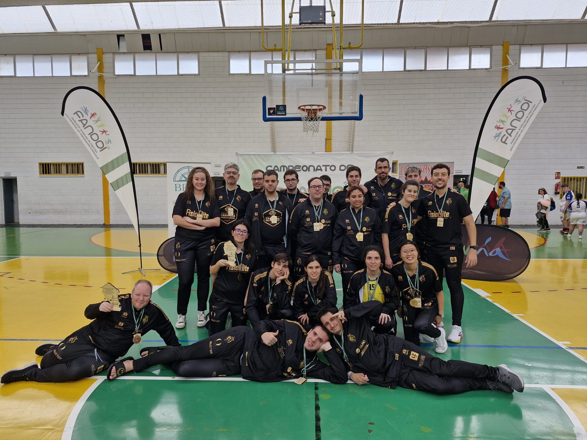 Equipos participantes de Aprompsi Jaén en el Campeonato de Andalucía.