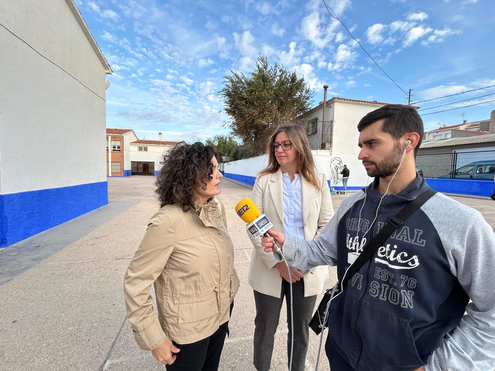 Declaraciones de Delfi Carrasco, presidenta de ADI El Záncara, y Esther Haro, Directora General de Economía Circular y Agenda 2030 de la Junta de Comunidades de Castilla-La Mancha