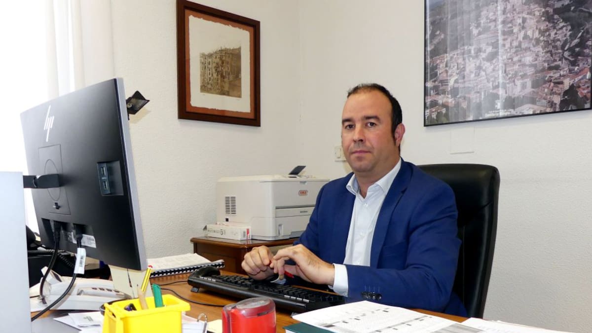 Óscar Pinar, candidato del PP a la alcaldía de Casasimarro