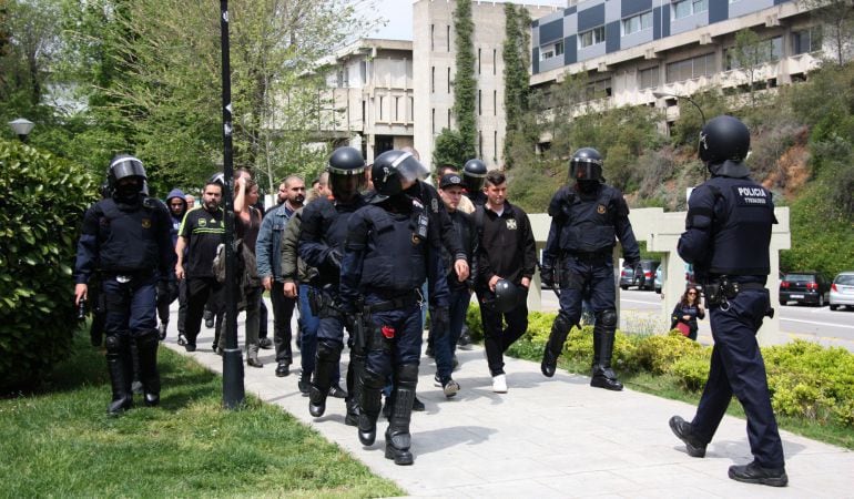 Los Mossos d&#039;Esquadra han tenido que actuar en varias ocasiones en el campus de la Universidad Autónoma de Barcelona