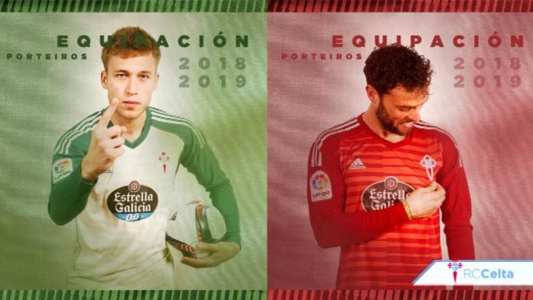 Rubén y Sergio visten las nuevas equipaciones que lucirán esta temporada