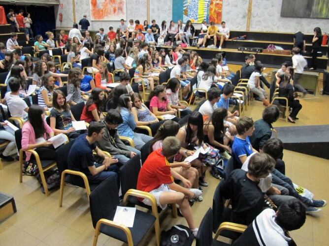 Salón de actos de la sala Ambigú del Instituto Nuñez de Arce