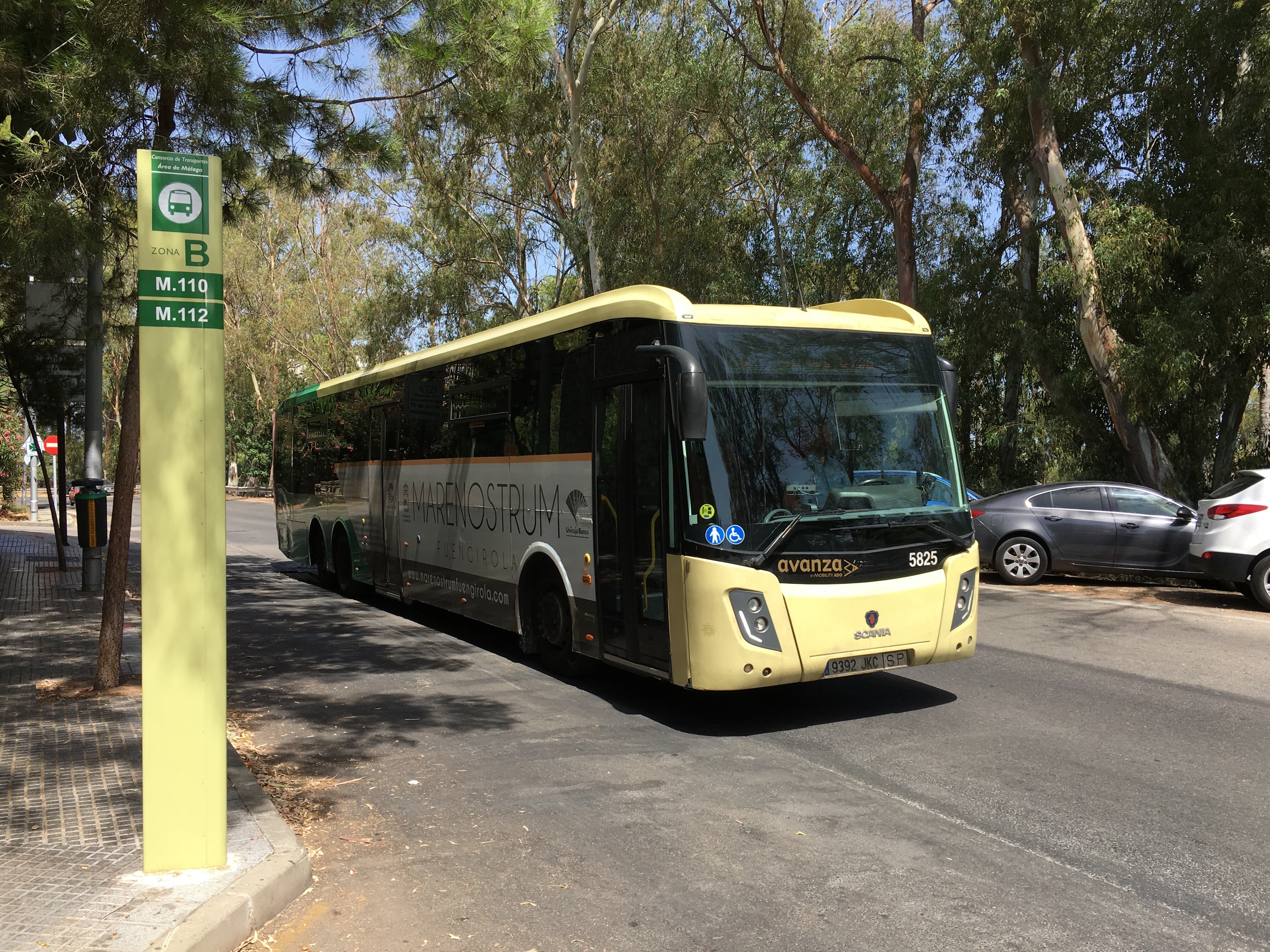 Autobús del Consorcio de Transporte del Área de Málaga