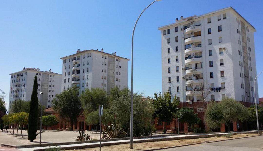 Viviendas de la barriada de Arrayanes, en Linares