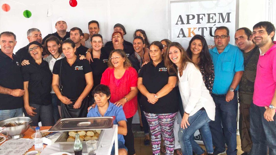 Usuarios y trabajadores de la Asociación