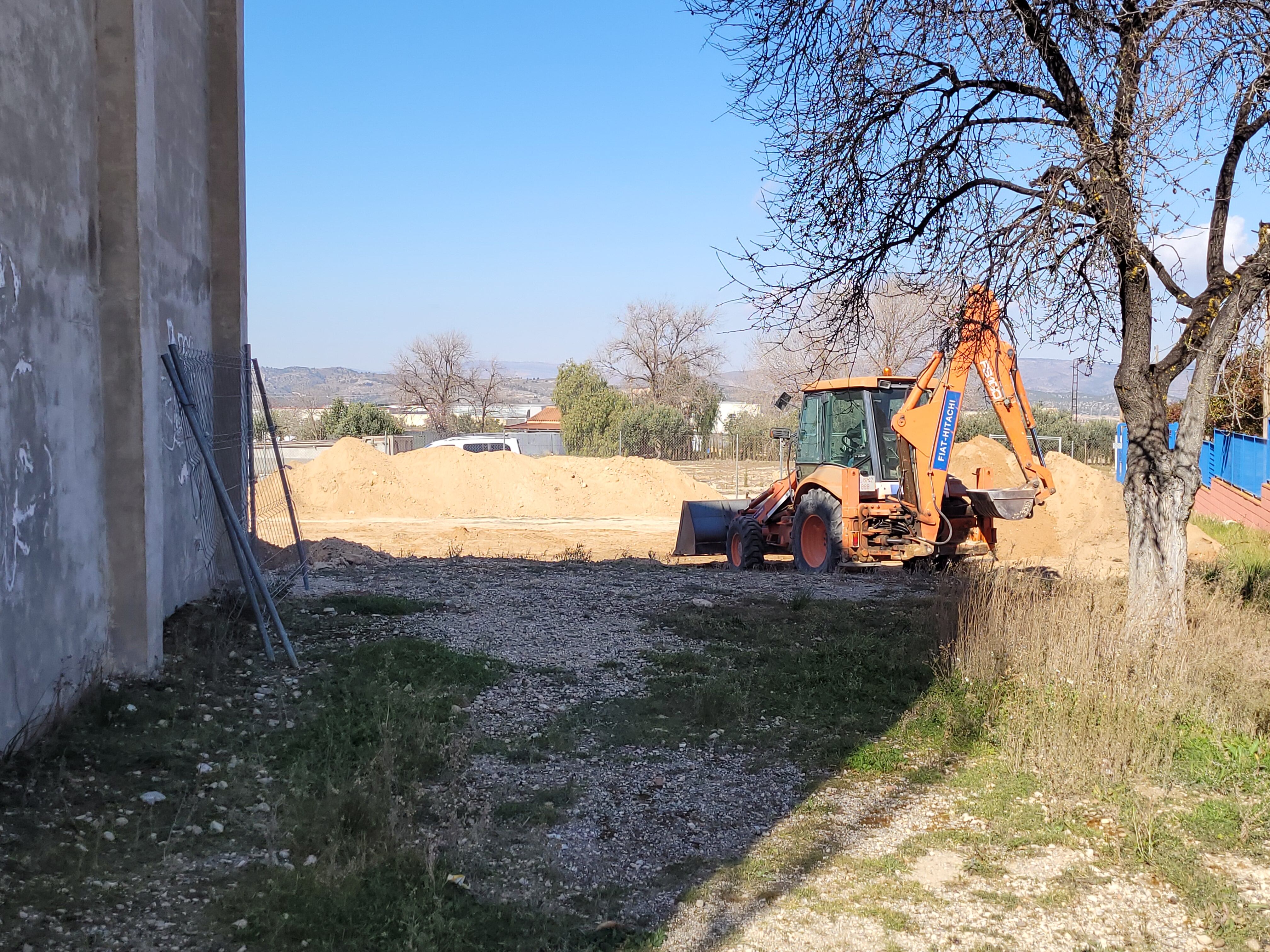 Obras del nuevo gimnasio