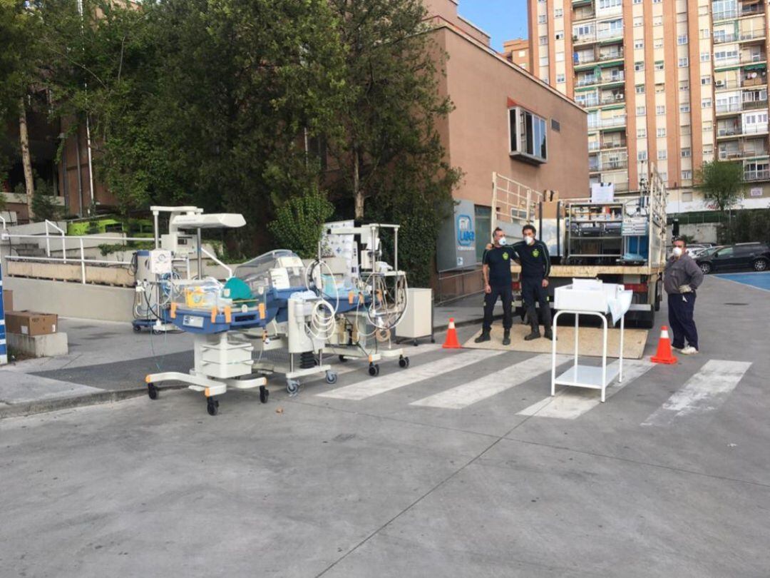 Bomberos CEIS en la Clínica La Antigua