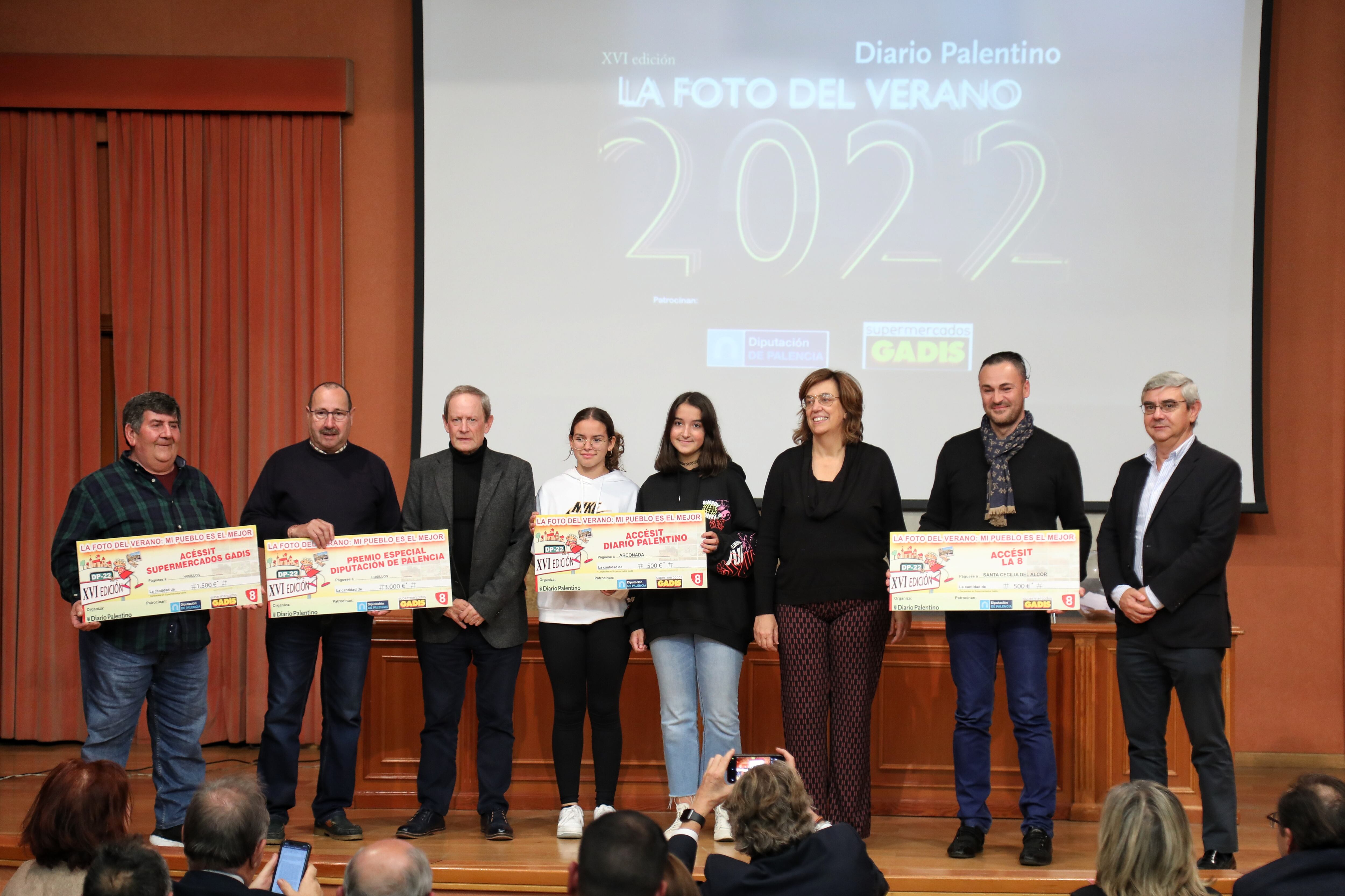 Premiados de la XVI edición de 'Mi pueblo es el mejor ' organizado por Diario Palentino