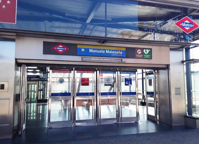 Estación Manuela Malasaña en Móstoles