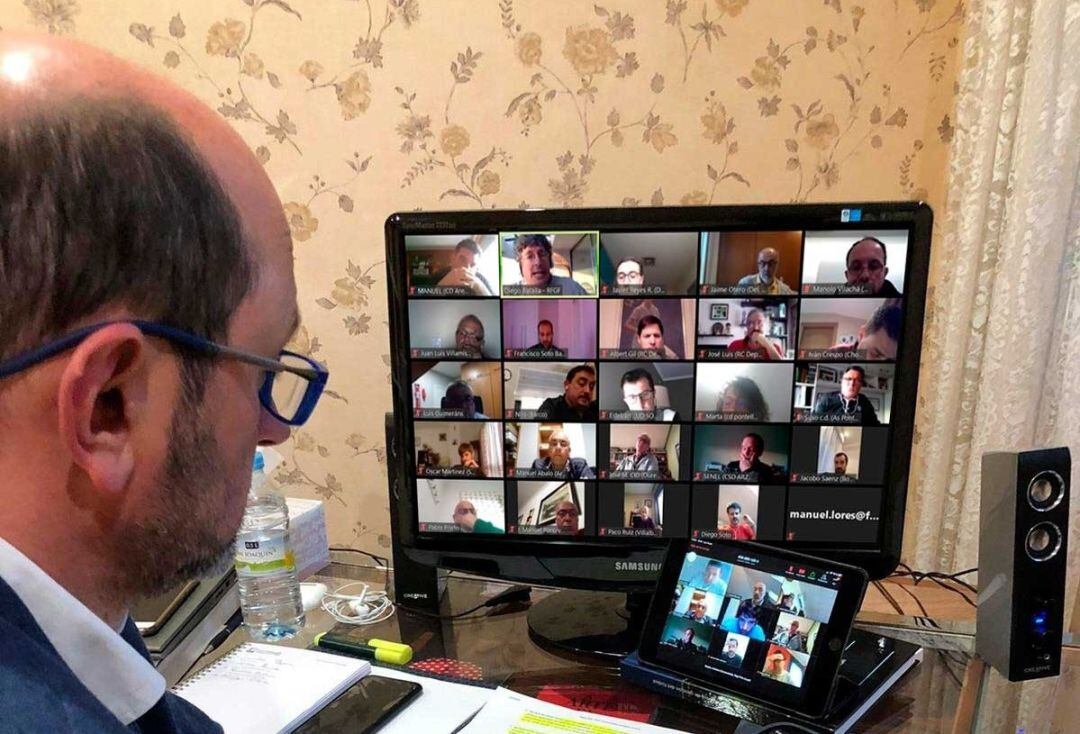 O obxectivo destas reunións non eran outra que coñocer como están a xestionar os clubs a situación creada polo parón competitivo