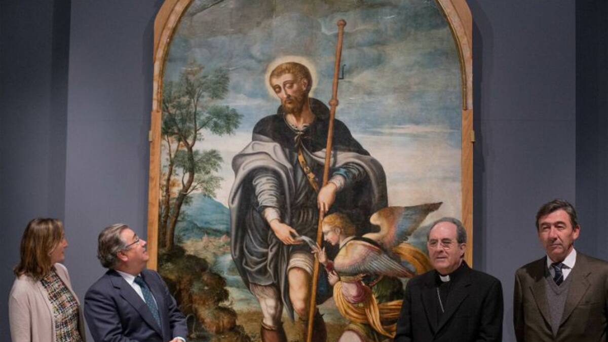 Recuperado el San Roque del convento de Santa Clara