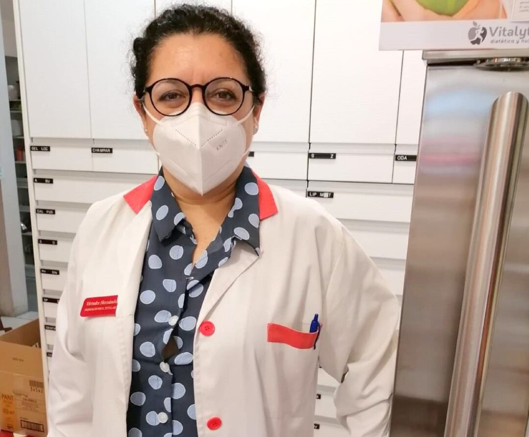 Virtudes Hernández, farmacéutica